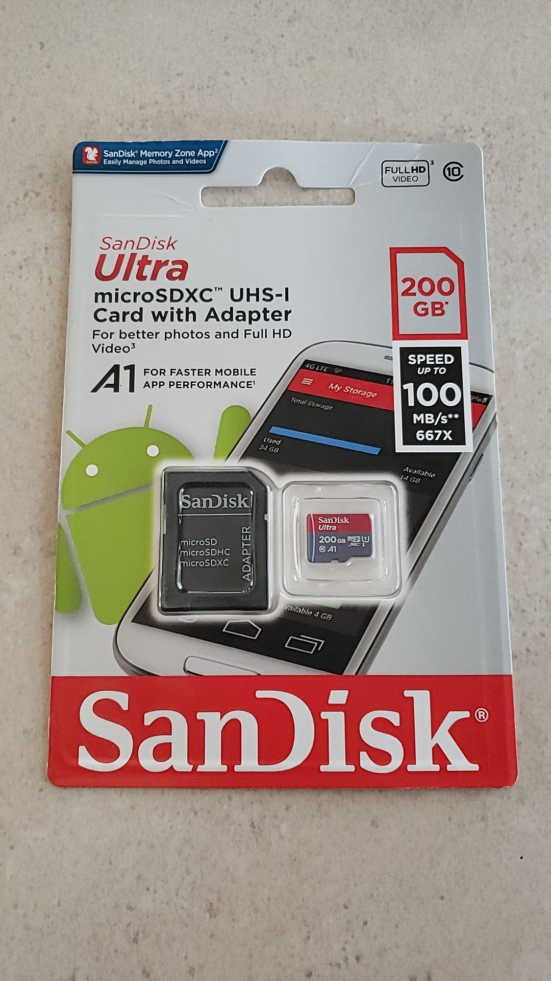 Micro SDXC card memory