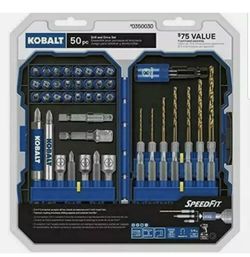 New Kobalt 50pc Drill Bit Set