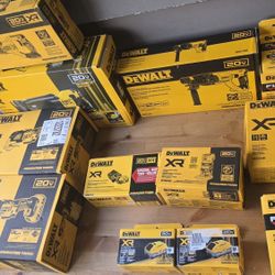 Dewalt tools, batteries and chargers for sale, brand new.