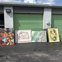 Paintings for sale.muchas pinturas a la venta