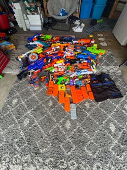Nerf guns.