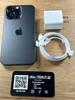 📱 iPhone 15 Pro Max | 256GB | Black Titanium | Unlocked (Any Carrier)