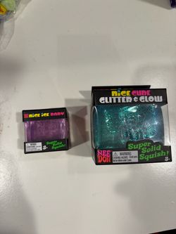 Glitter and glow needoh cube take both