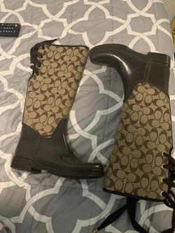 Women Coach rain boots
