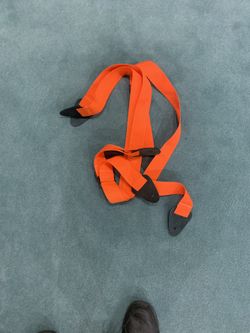 3) Perry’s 2” wide orange nylon straps