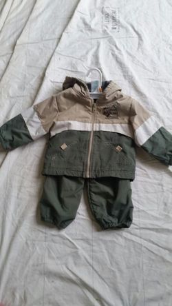Boys coat with snow pants set