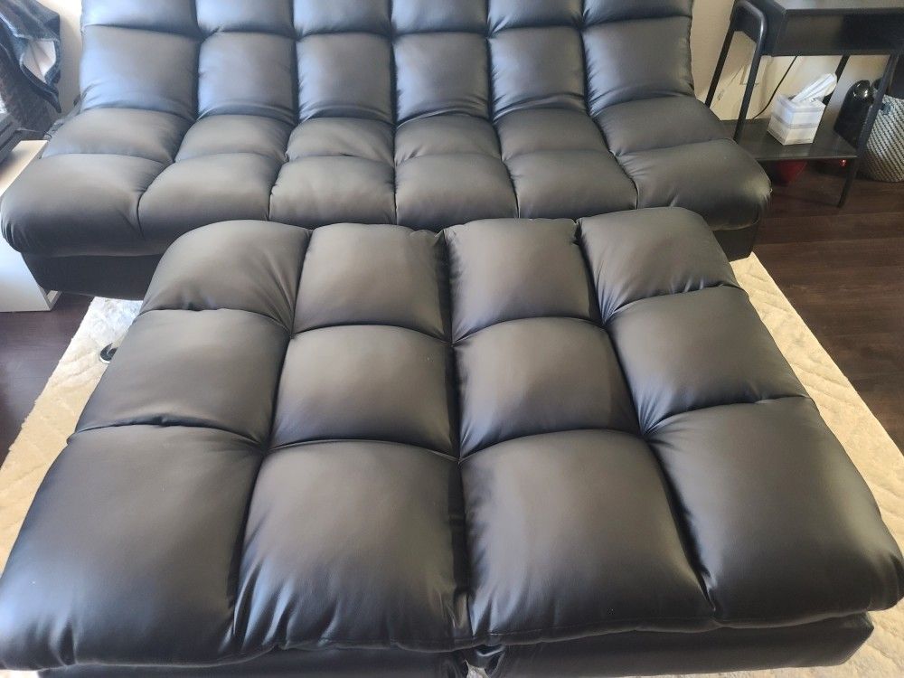 Sofa and Chair or Ottoman