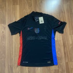Travis Scott Barca Black Away Jersey 