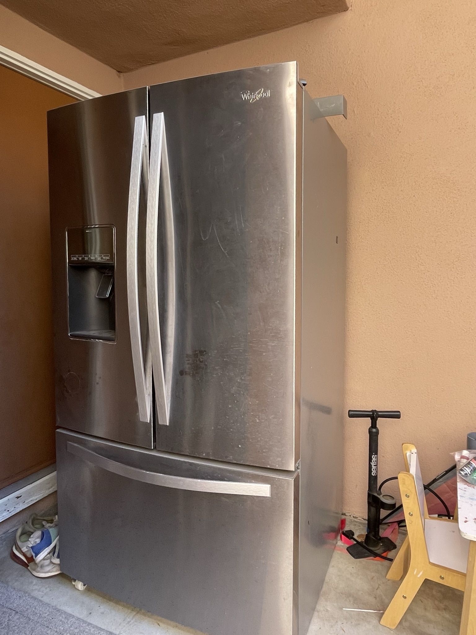 Whirlpool Refrigerator  & microwave 