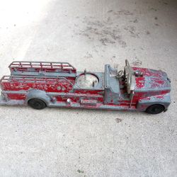 Antique Toy Fire Truck 
