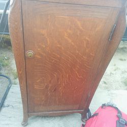 Antique Single Door Standing Cabinet