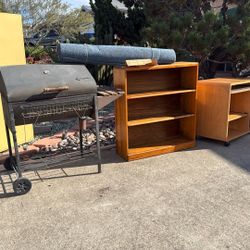 Free Stuff- Grill, Shelving, Computer Desk, Etc-Estate