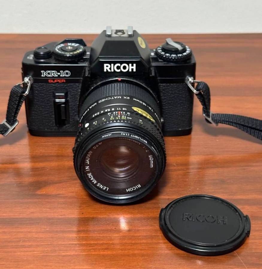 Vintage Ricoh KR-10 Super 35mm SLR Film Camera