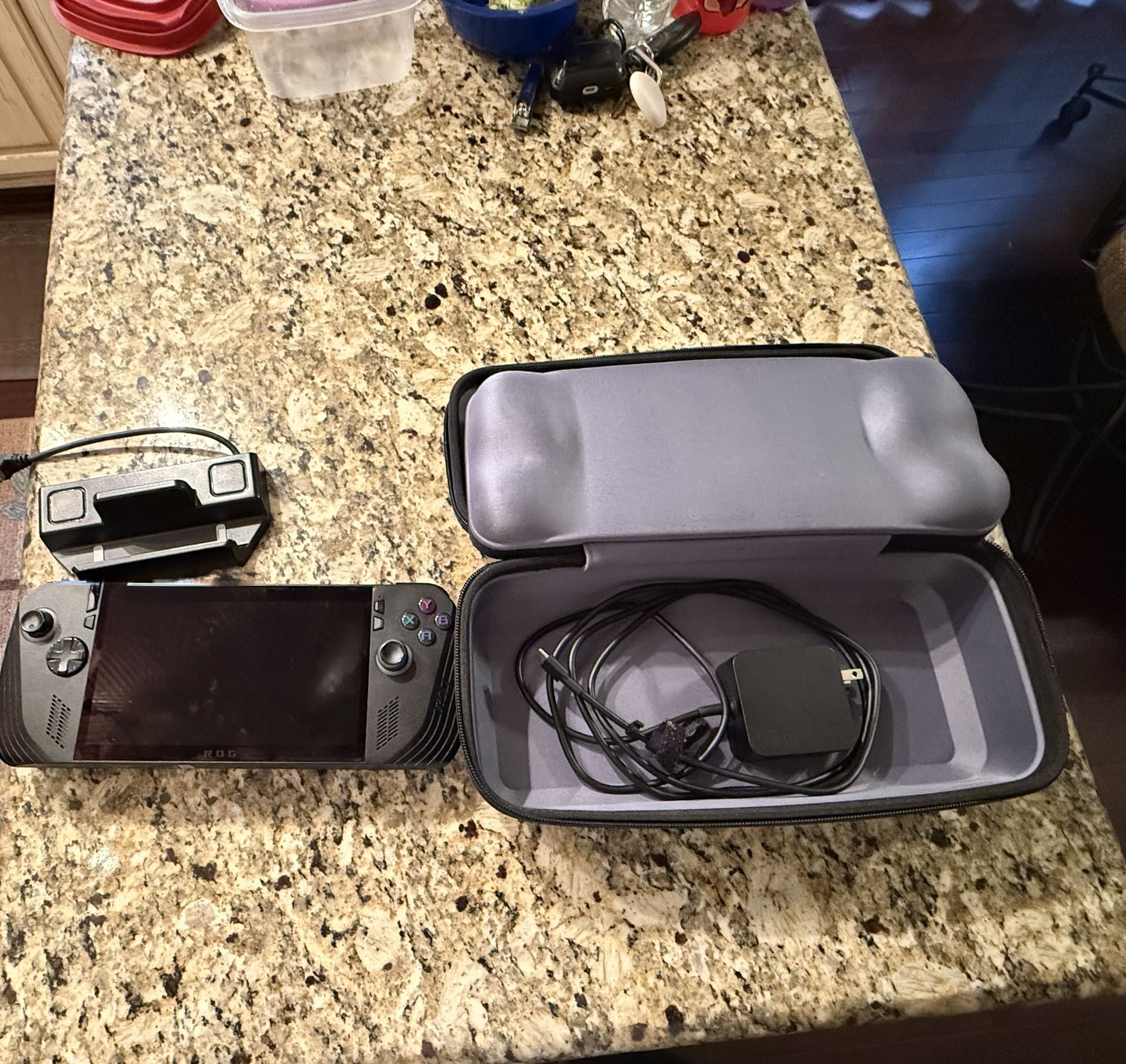 ROG ally X With Case And Charger