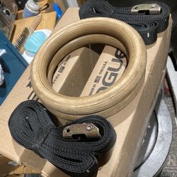 Rogue Gymnastic Wood Rings For Pull-ups, Muscle Ups, L-sits, Hangs
