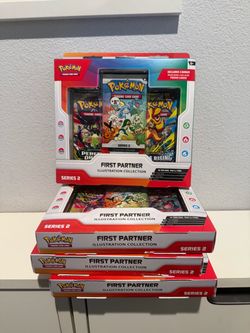 Brand new Pokemon first partners series 2 illustration collection