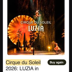 Cirque Du Soleil Luzia March 7th