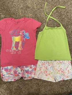 Girls 6X/7 matching set summer lot