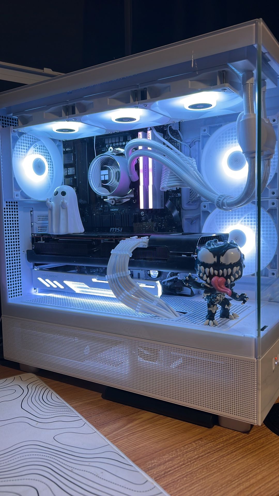 White Gaming PC Build