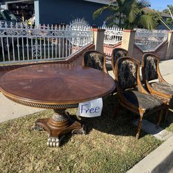 Free Dining Table And Chairs
