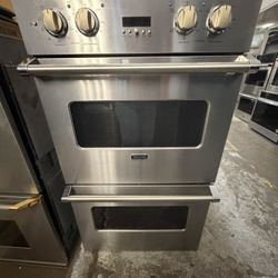30” Viking Double Oven Stainless Steel 