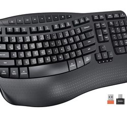 Wireless Ergonomic Keyboard - Meetion 