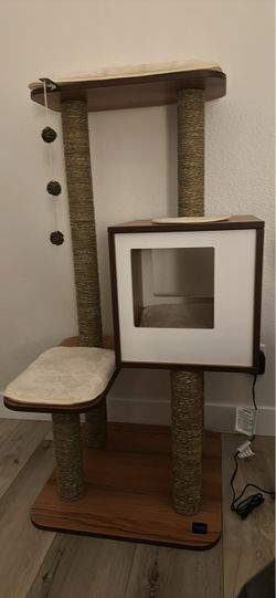 Modern Cat Tree Tower with Condo