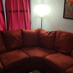 Large Red Sectional