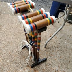 Vintage Forster Croquet Set 6 Players