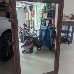 Mirror, Wood Framed.