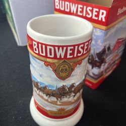 2025 Budweiser Clydesdale, Holiday Stein