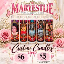 Custom Candles For All Occasions