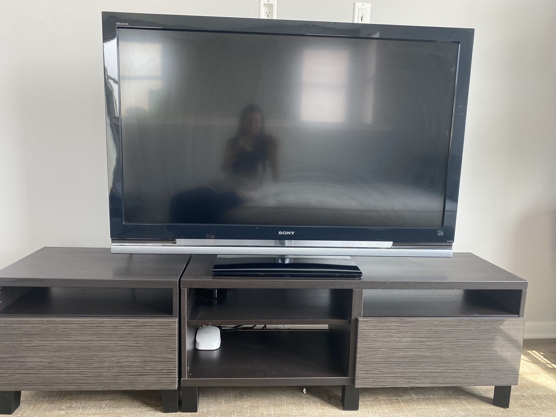 Sony 50 Inch TV With Ikea TV Stand