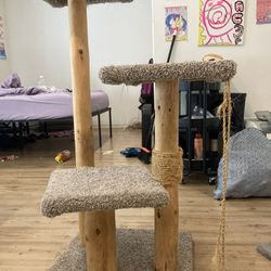 Large Wooden Cat Tree