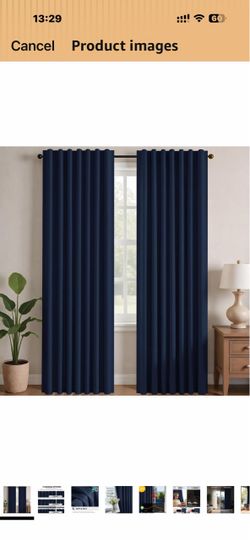95 inch blackout curtain