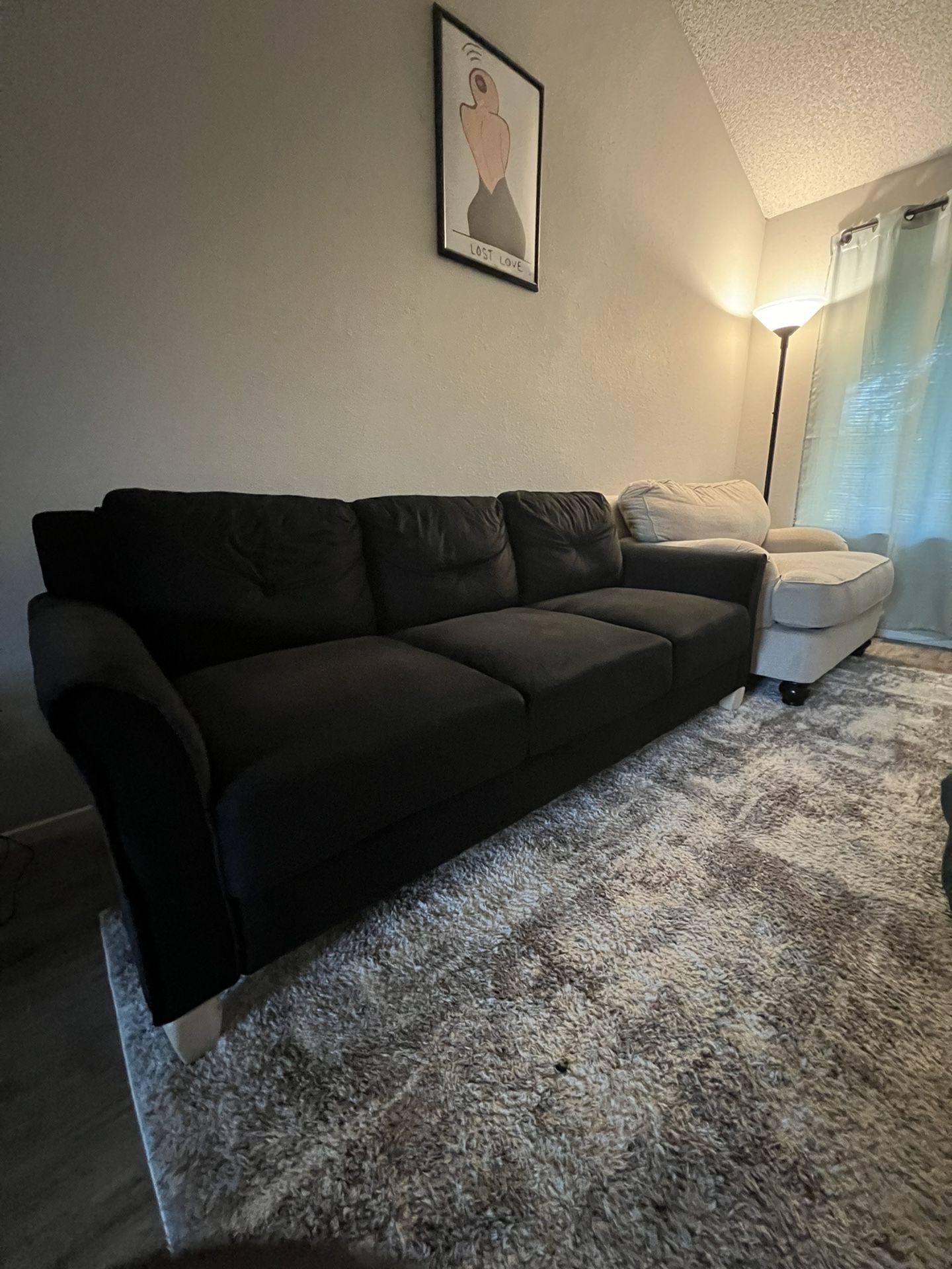 Good Condition Small Couch And Love Seat