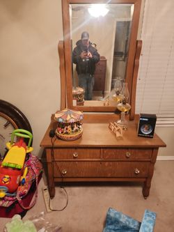 Dresser And Mirror