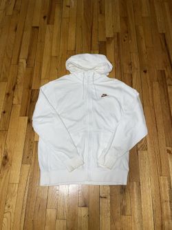 White nike hoodie