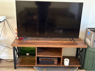 55” Smart TV + TV Stand – Great Condition