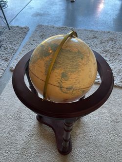 Globe with stand