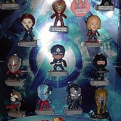 Avengers Entire Set Of McDonald's Collection With Cardboard Poster
