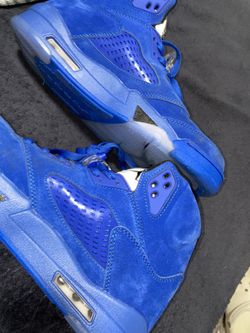 Retro 5s Blue Suede