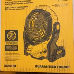 Brand New Dewalt 20 Volts Cordless Jobsite Fan ( Tool Only ).      120 Firm on Price.     120 Firme en Precio.    