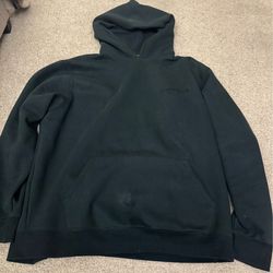 black essential hoodie xl (with bag)