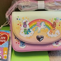 Care Bears Crossbody Bag Rainbow Ombre Loungefly 