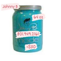 Johnny B  64 oz =$30