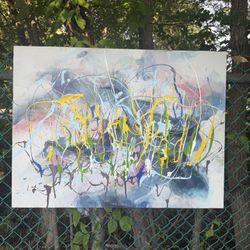 Abstract Painting Canvas 