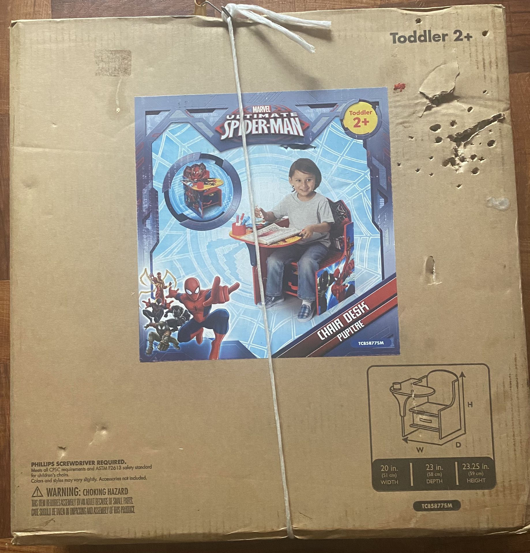 Perfect Christmas Gift Matter Spider-Man Toddler Chair Table Pupitre