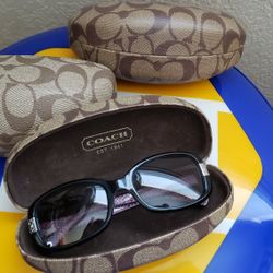 Women's Sunglasses COACH With Case. $50. Pickup In Oakdale