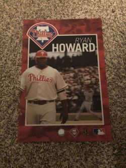 Philadelphia Phillies Ryan Howard Hard stock Poster